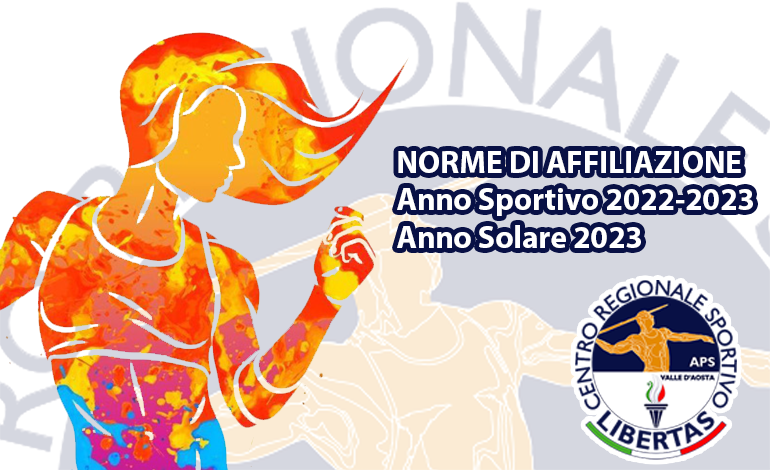 Pubblicate le norme di affiliazione 2022-2023