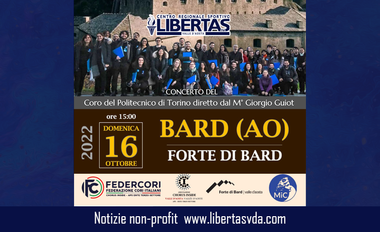 Il coro del Politecnico al Forte di Bard