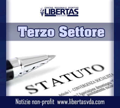adeguamento statuto associazioni libertas valle d'aosta