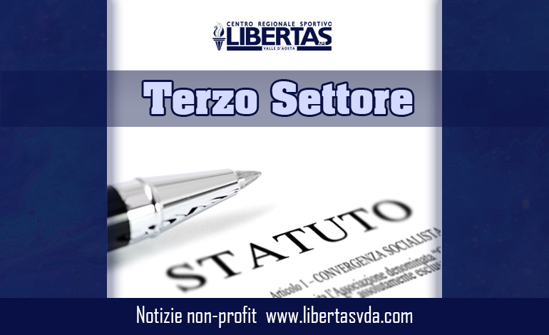 adeguamento statuto associazioni libertas valle d'aosta