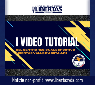 video tutorial libertas valle d'aosta associazioni runts coni sport terzo settore