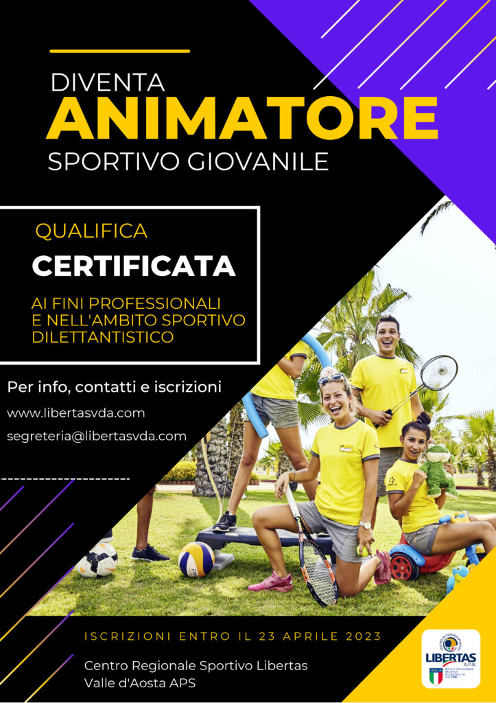 Corso per Animatore Sportivo Giovanile 2023